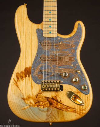 Fender Custom Shop Masterbuilt JW Black Stratocaster Chumash Indian (2010)