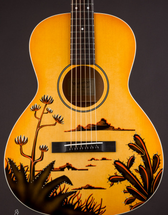 Waterloo Guitar WL-K Hand-painted Southwest Scene