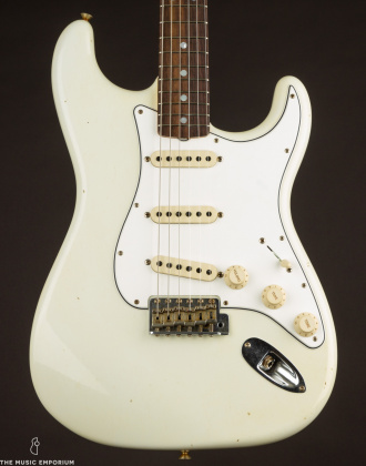 Fender Custom Shop '68 Stratocaster, Aged Olympic White/Journeyman