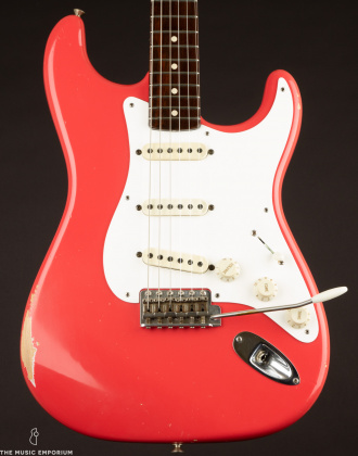 Fender Custom Shop Masterbuilt Dennis Galuszka Fat '50s Stratocaster, Faded Fiesta Red (2018)