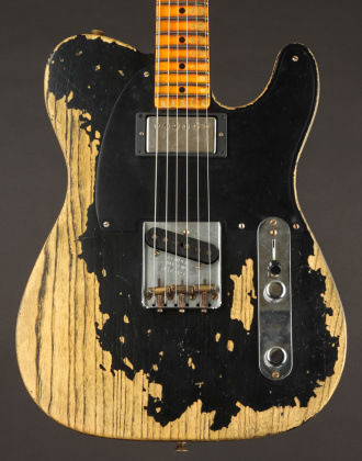 Fender Custom Shop NAMM 2020 LTD 51 HS Tele Super Heavy Relic, Black