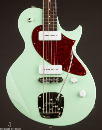 Collings 360 LT M Baritone Torrefied, Seafoam Green