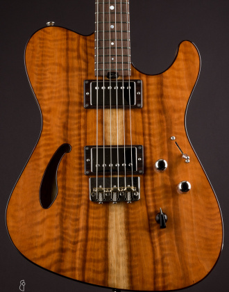 Asher Hollow T-Deluxe Korina/Redwood