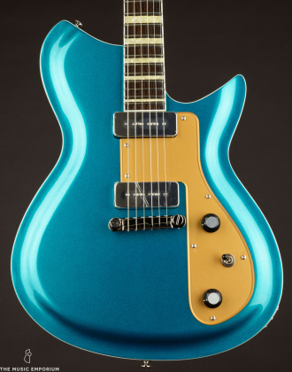 Rivolta Guitars Combinata VII Adriatic Blue Metallic